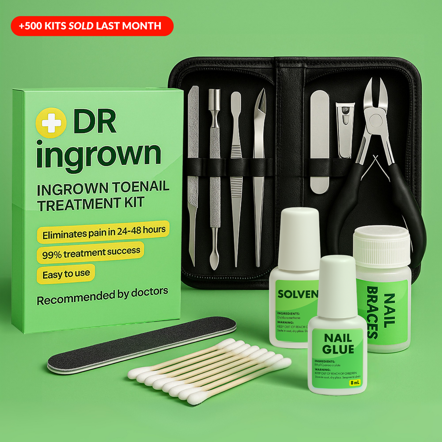 Ingrown Toenail Home Relief Treatment Kit