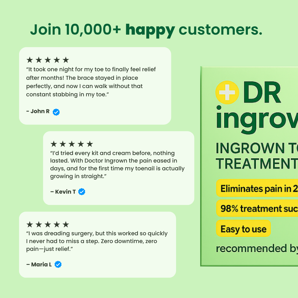 Ingrown Toenail Home Relief Treatment Kit