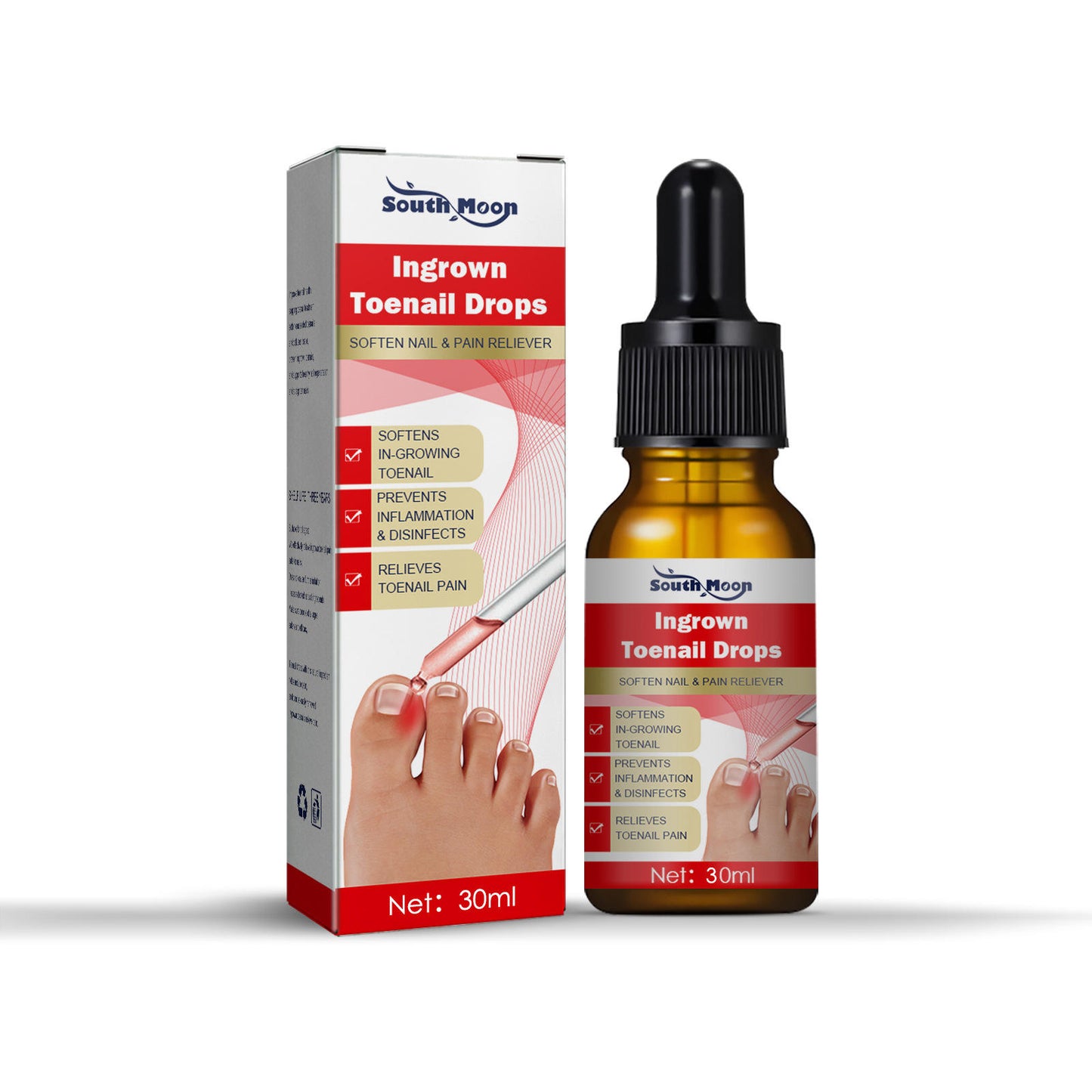 Ingrown Toenail Drops Pain Relief & Soften Nail