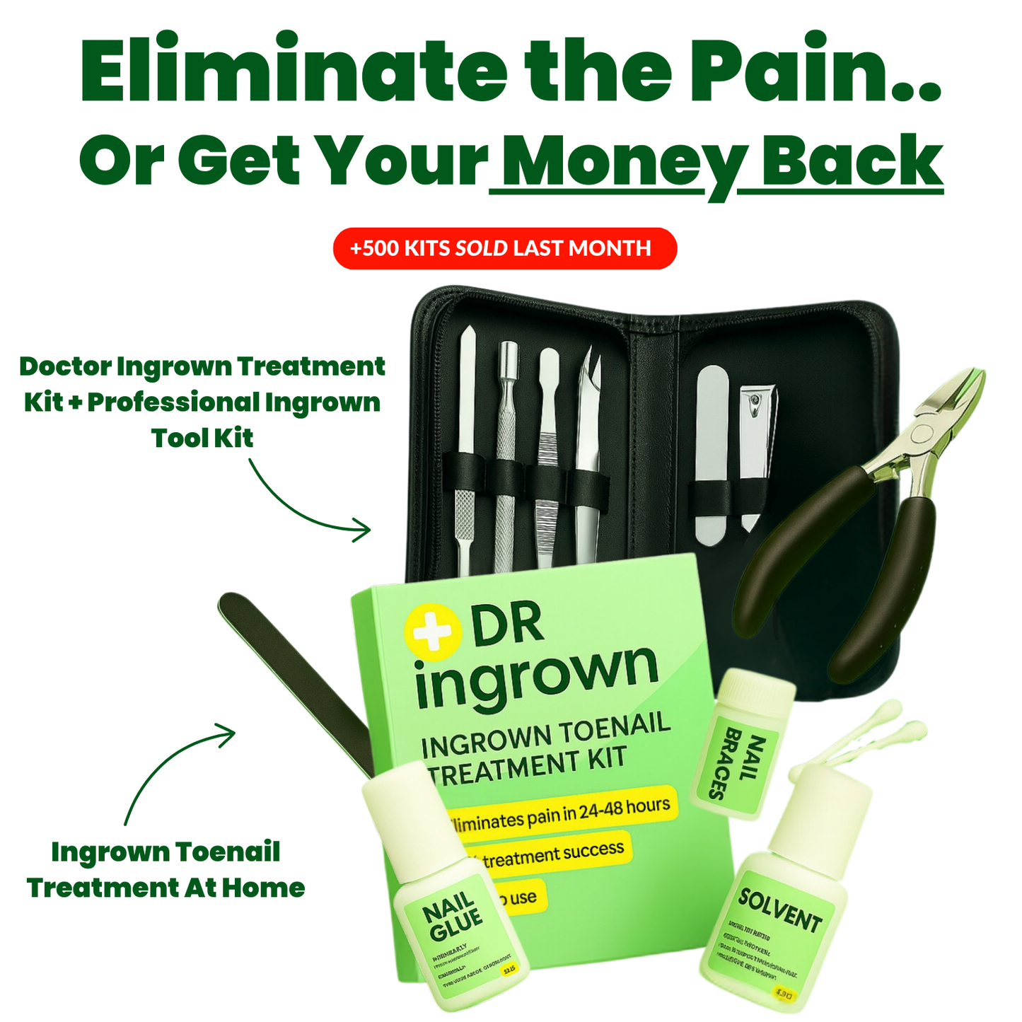 Ingrown Toenail Home Relief Treatment Kit